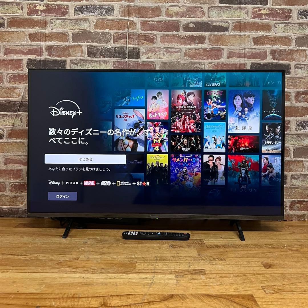 パナソニック 43V型 4K液晶テレビ VIERA TV-43W80A 25年製