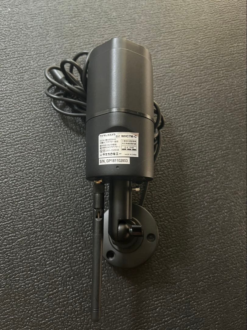 簡易動作確認　MASPRO モニター&ワイヤレスHDカメラセット