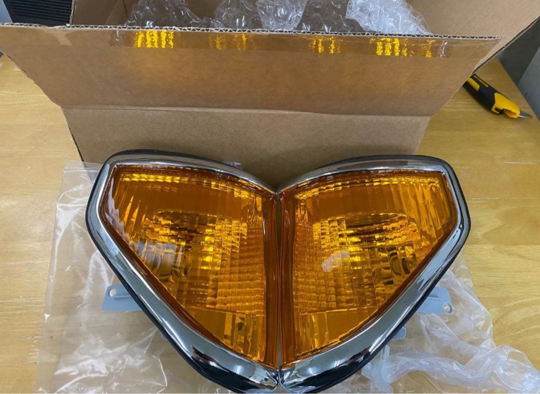 78プラド オレンジライトセット コーナーランプサイドマーカー ウインカー