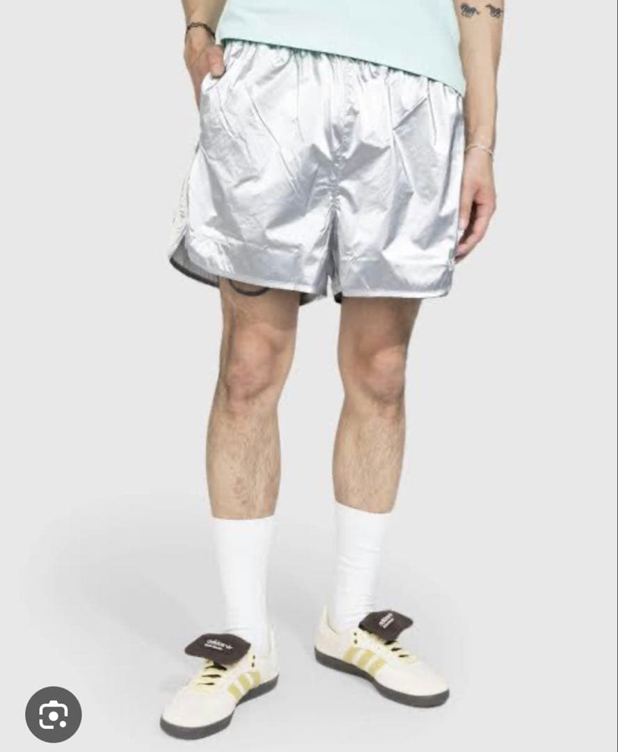 adidas Wales Bonner ショートパンツ シルバー