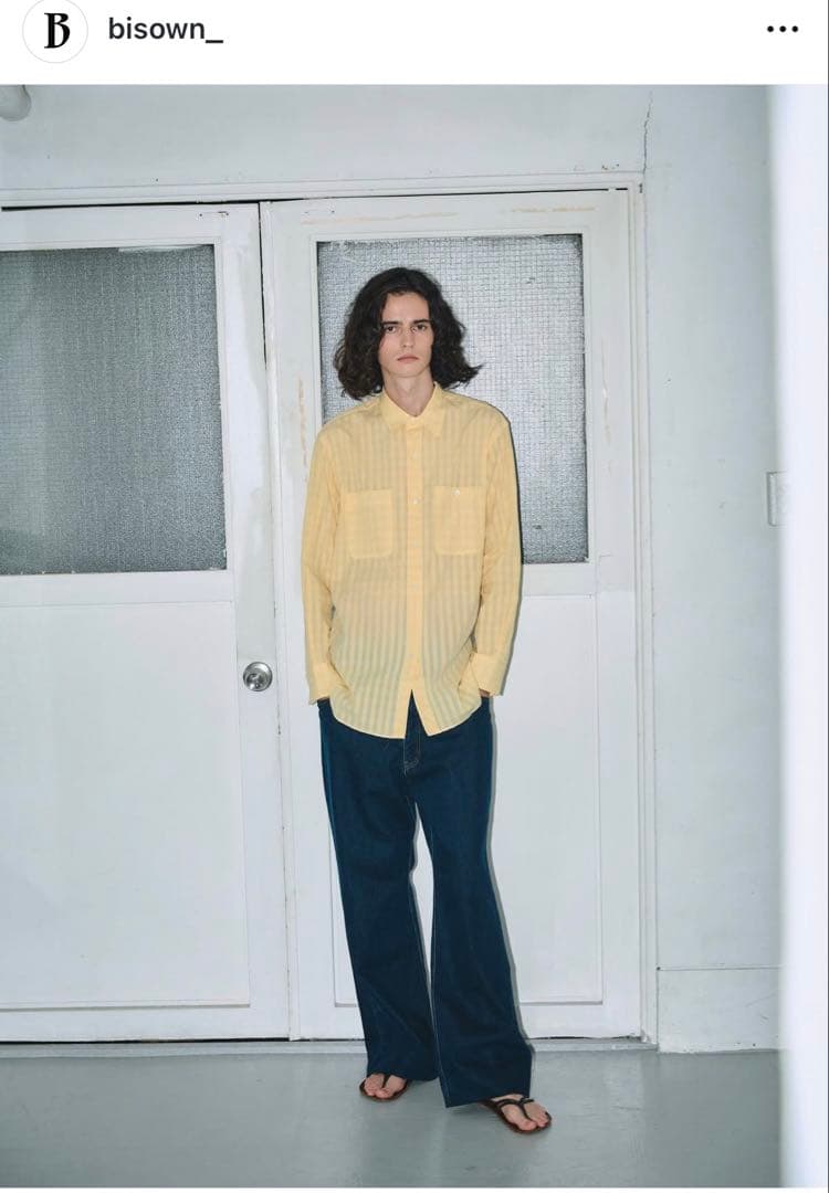 パンツ BISOWN / BISOWN FLAIR DENIM (INDIGO)