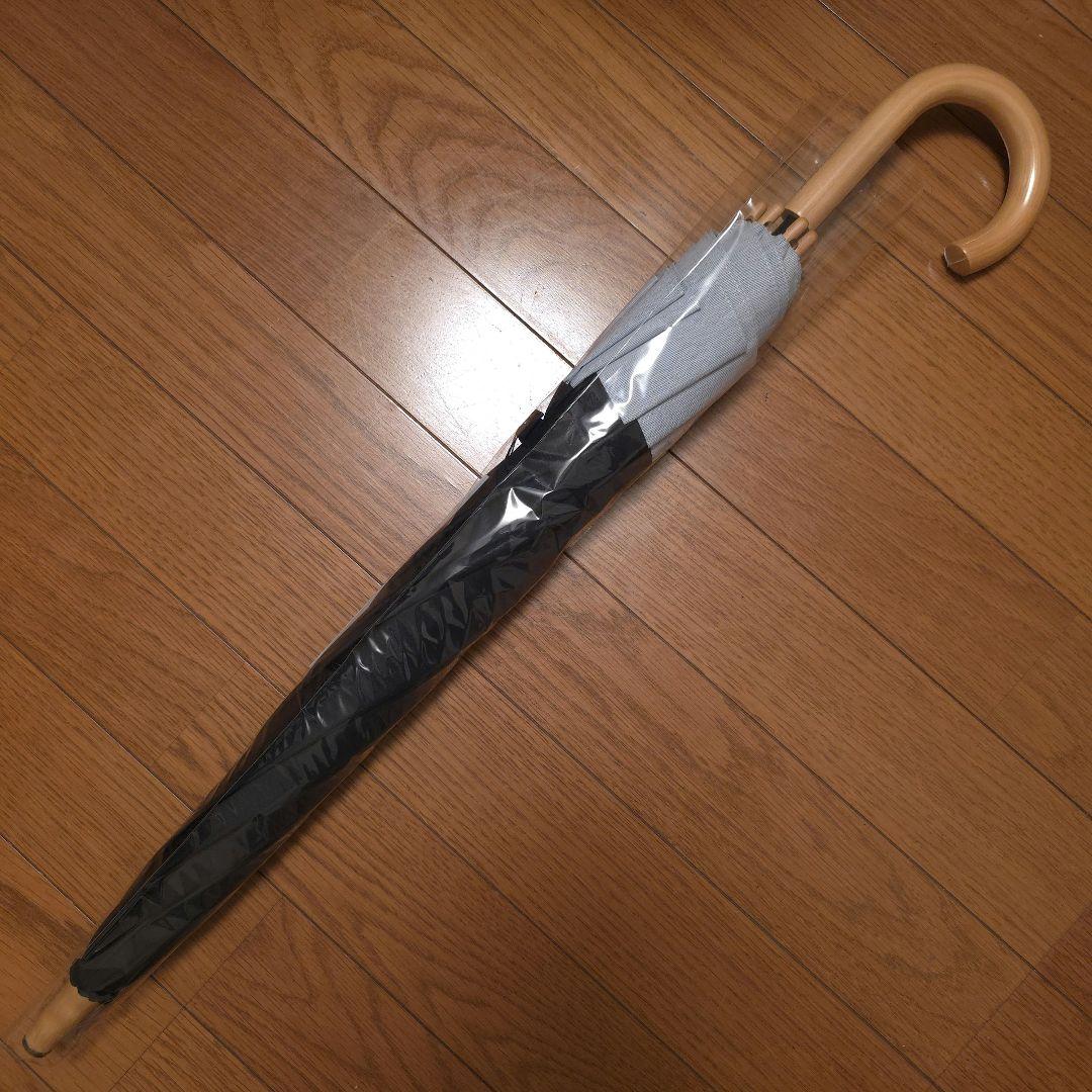 【しのこ】サンバリア100 日傘 長傘Sサイズ+plus mokuブルー