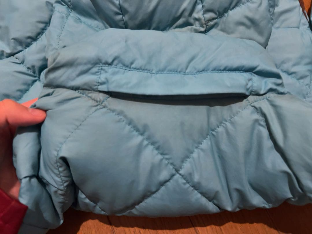 モンベル　リバーシブル　短丈　ダウンジャケット　y2k ストリート