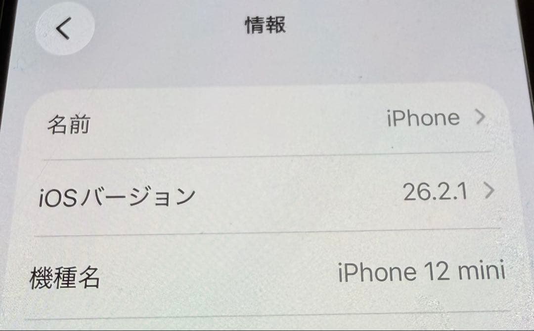 iPhone 12 mini 64GB 顔認証対応　ブルー