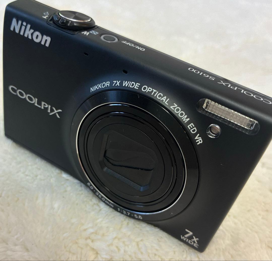 Nikon COOLPIX S6100 コンパクトデジタルカメラ　ブラック
