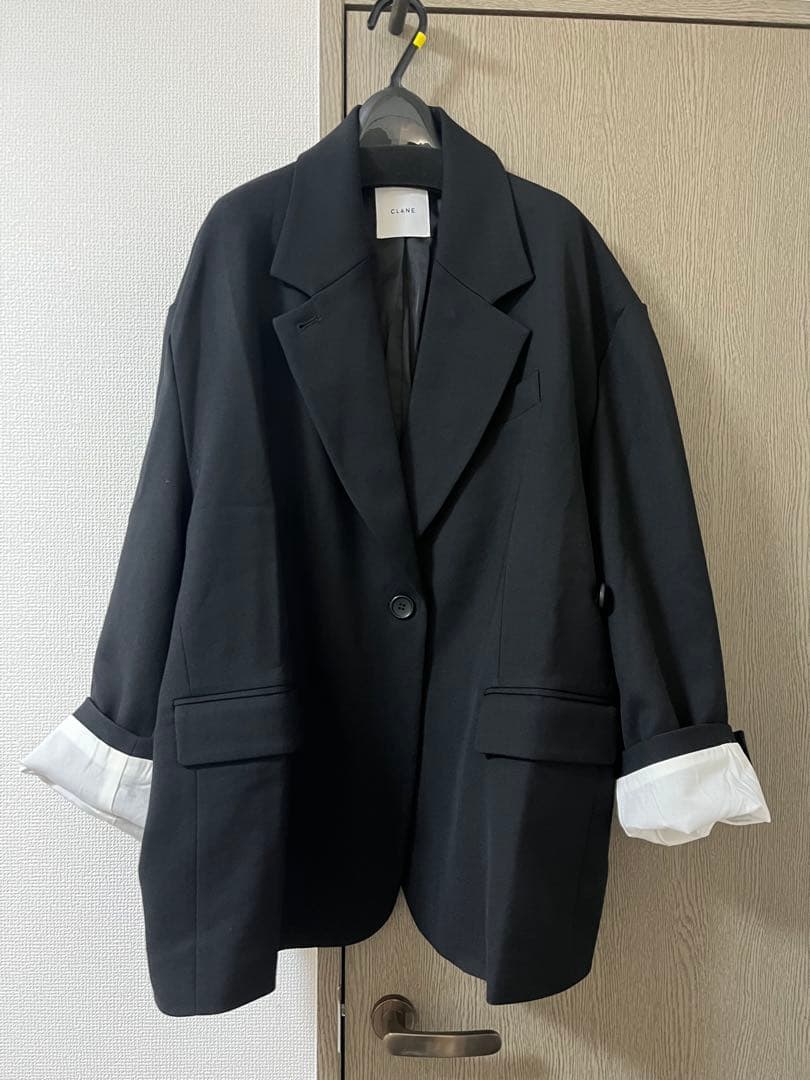 試着のみ　CLANE 2WAY TAILORED OVER JACKET