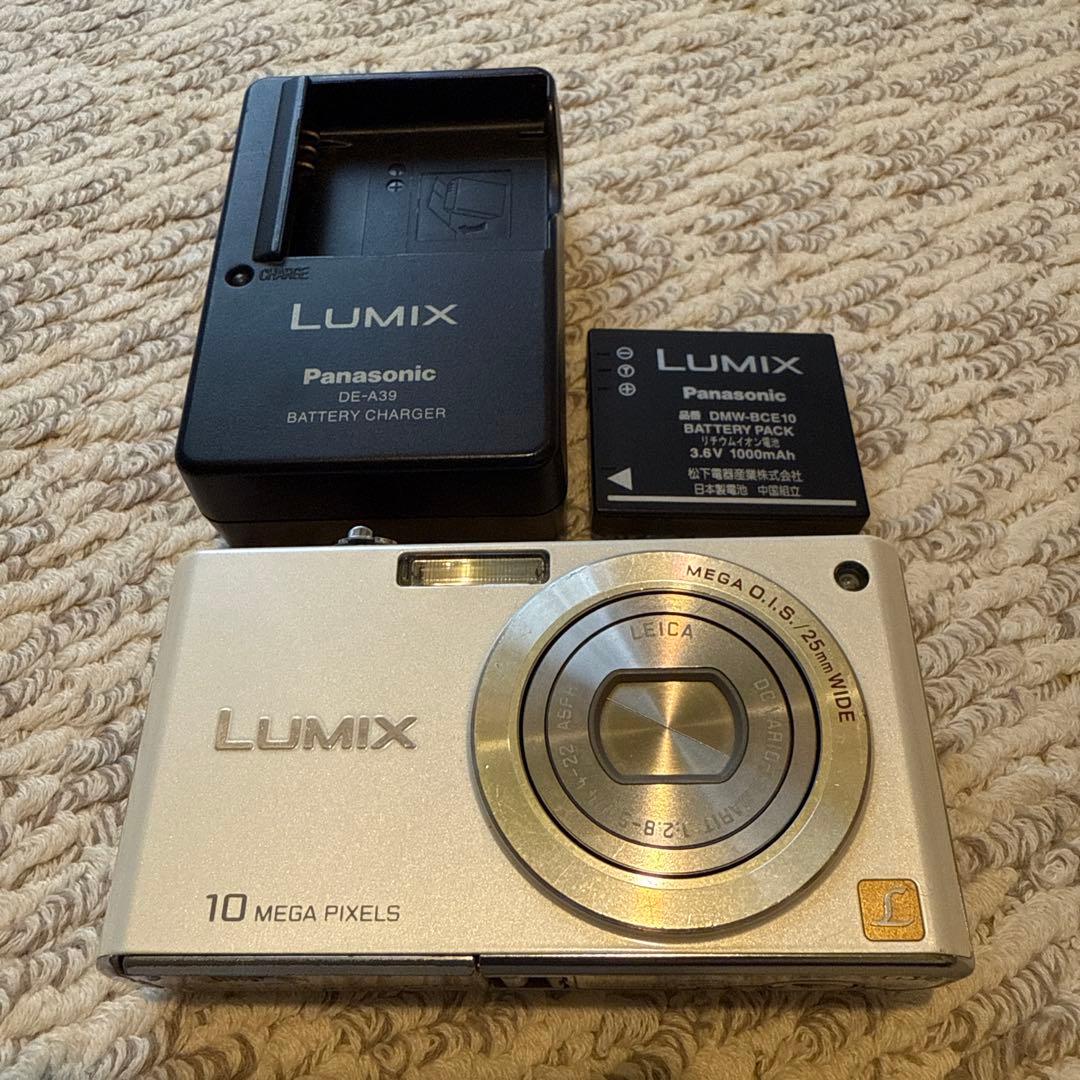 【動作確認済】中古LUMIX DMC-FX37 デジカメ ホワイト