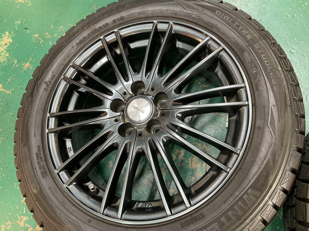 【送料無料】86・カローラスポーツ等　205/55R16 中古4本セット