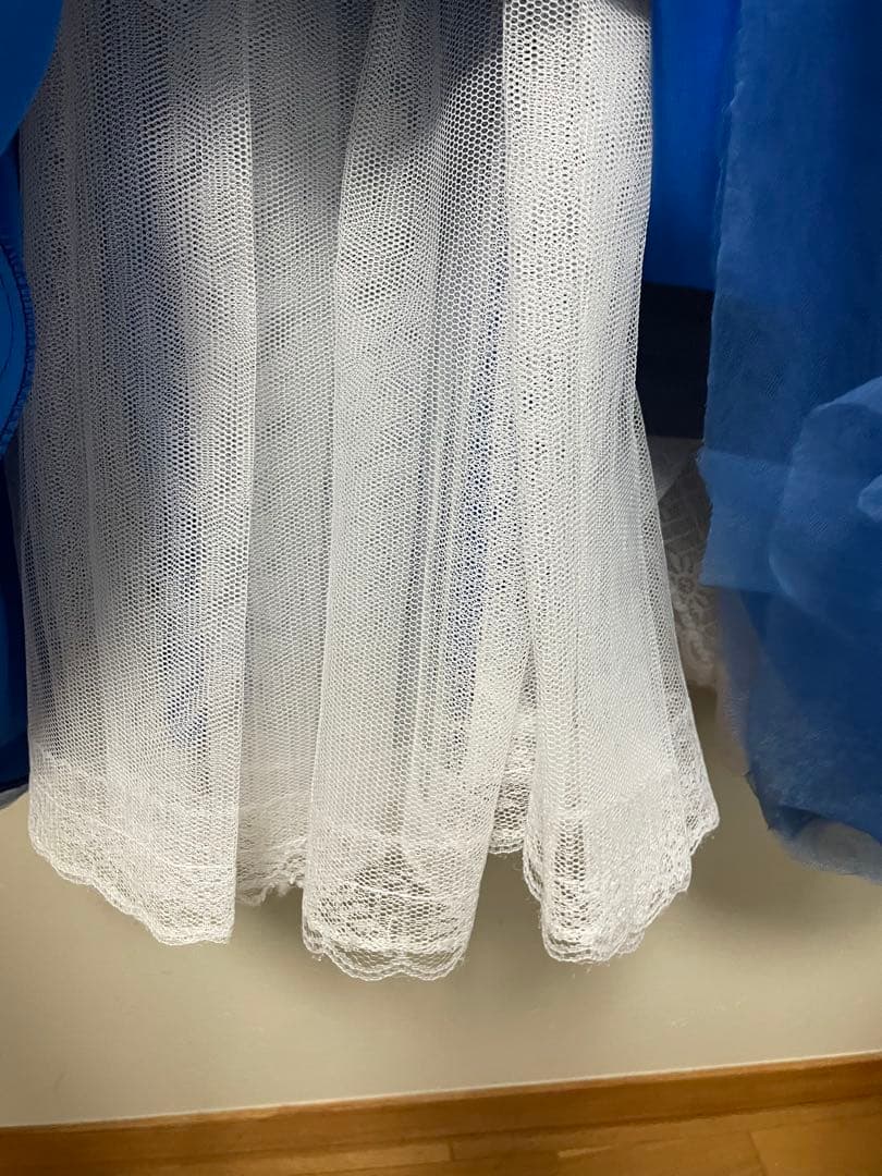 青いレースドレス（100cm~）