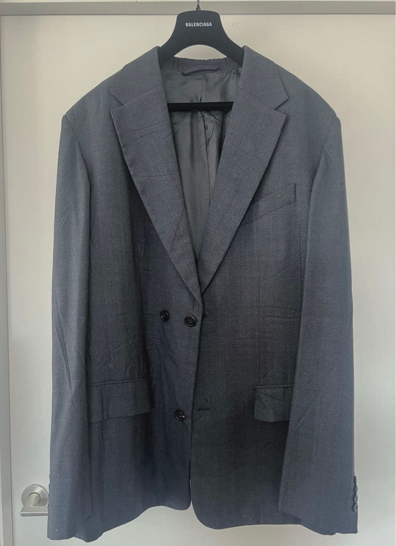 新品 BALENCIAGA テーラードジャケット サイズ２ グレー