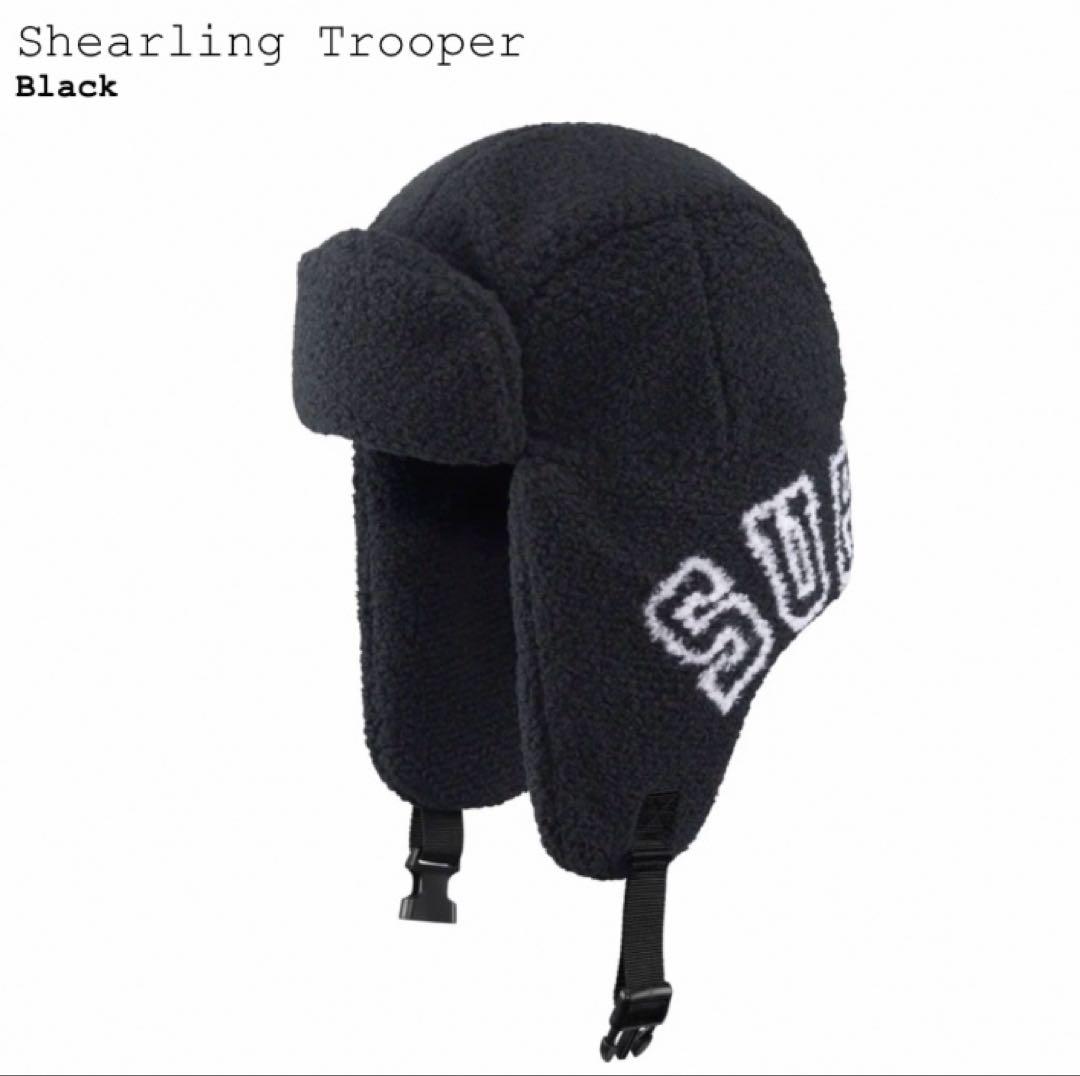 帽子 Supreme Sherling Trooper 23FW Black ML