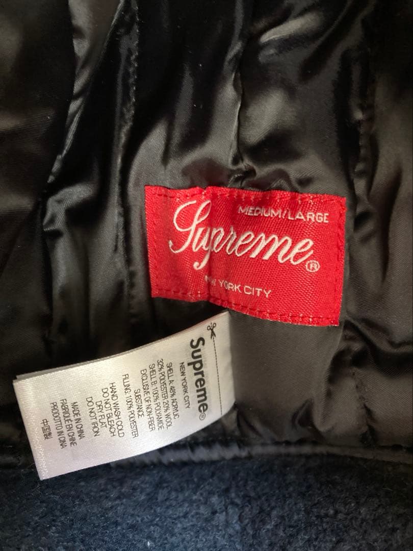 帽子 Supreme Sherling Trooper 23FW Black ML