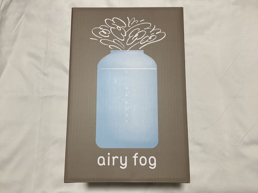 スチーム式加湿器 4L スマホ操作 ショコラ cocono airy fog