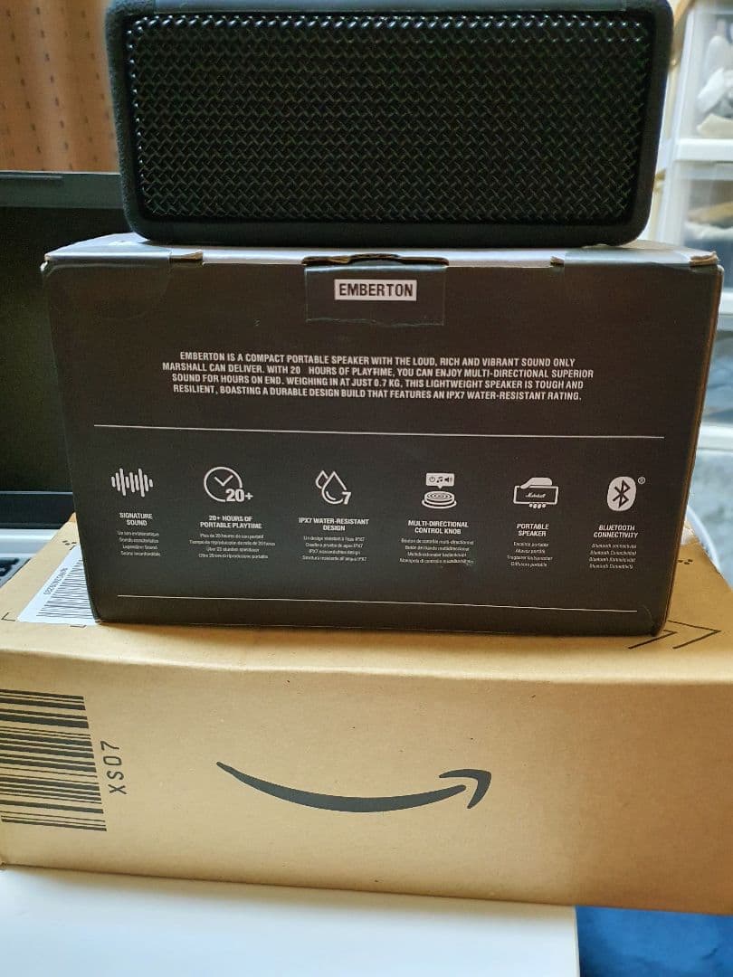 【新品未開封】Marshall Emberton スピーカー ブラック&ブラス