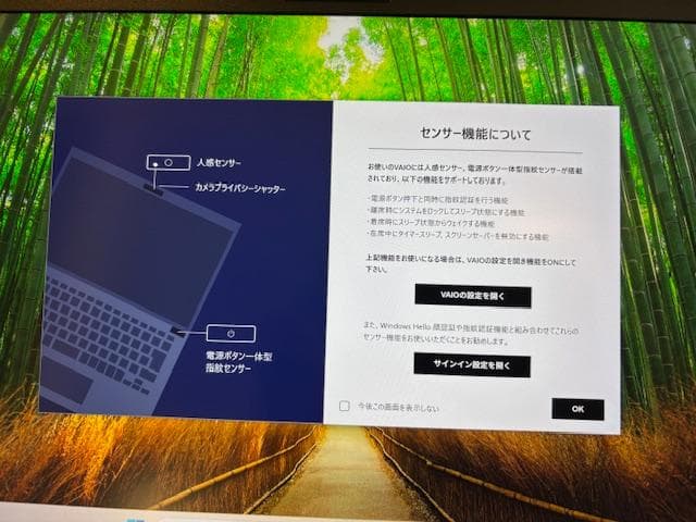 ☑4K液晶☑11th☑人感センサー☑美品　VAIO　VJPK21　①