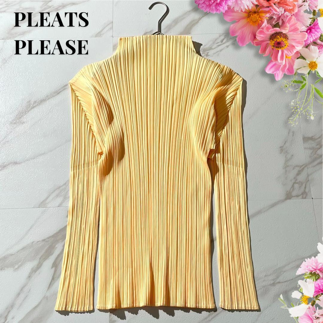 美品✨PLEATS PLEASE プリーツ ハイネックチュニック イッセイミヤケ