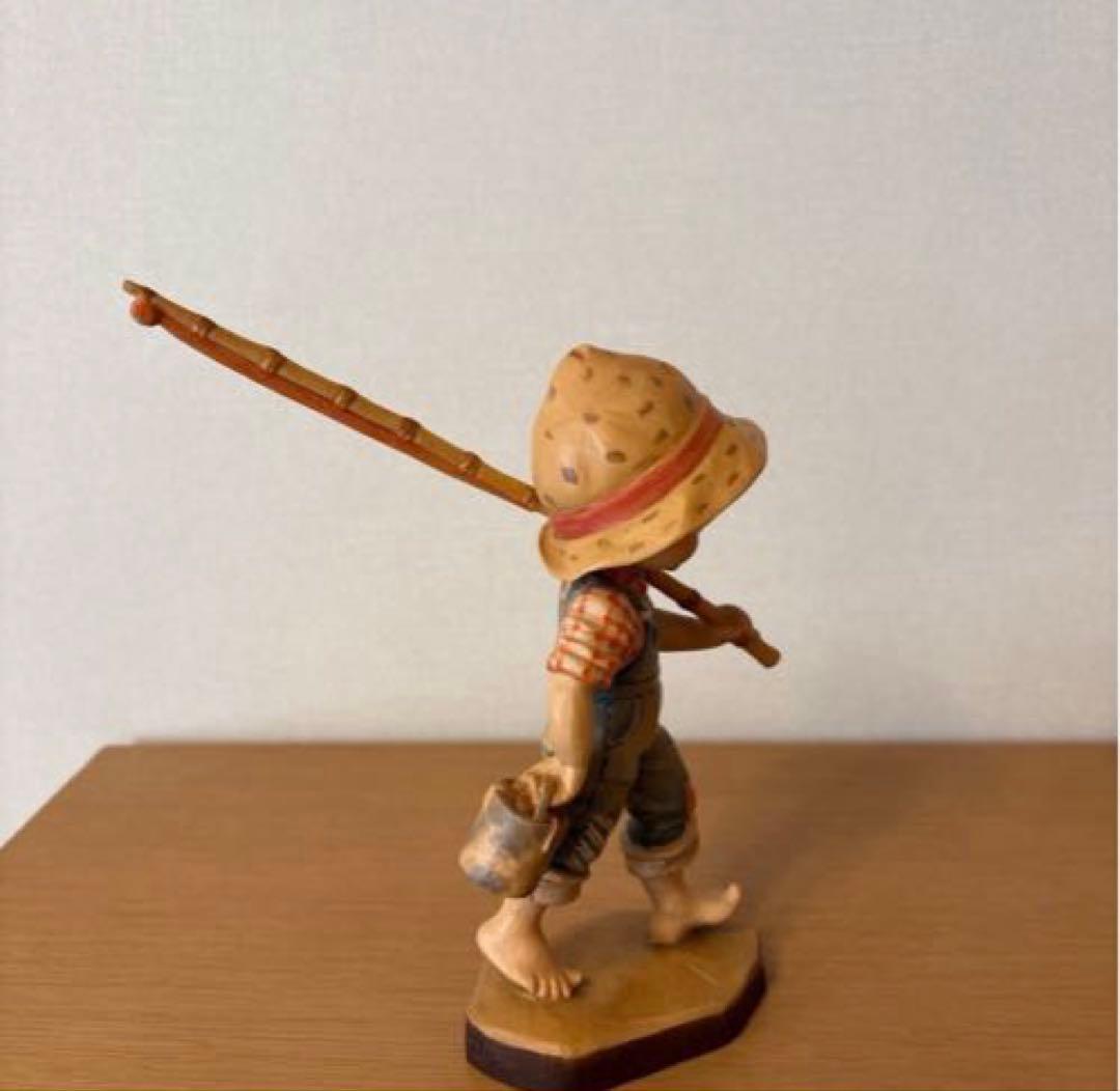 【希少品・美品】アンリ人形（大）「Fisher Boy」18センチ