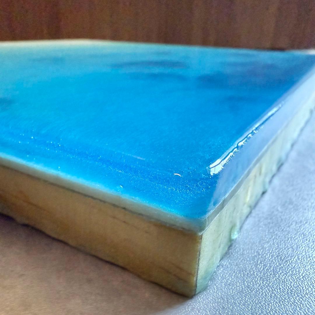 レジンアート　海アート　エポキシレジンアート　インテリア　壁掛け