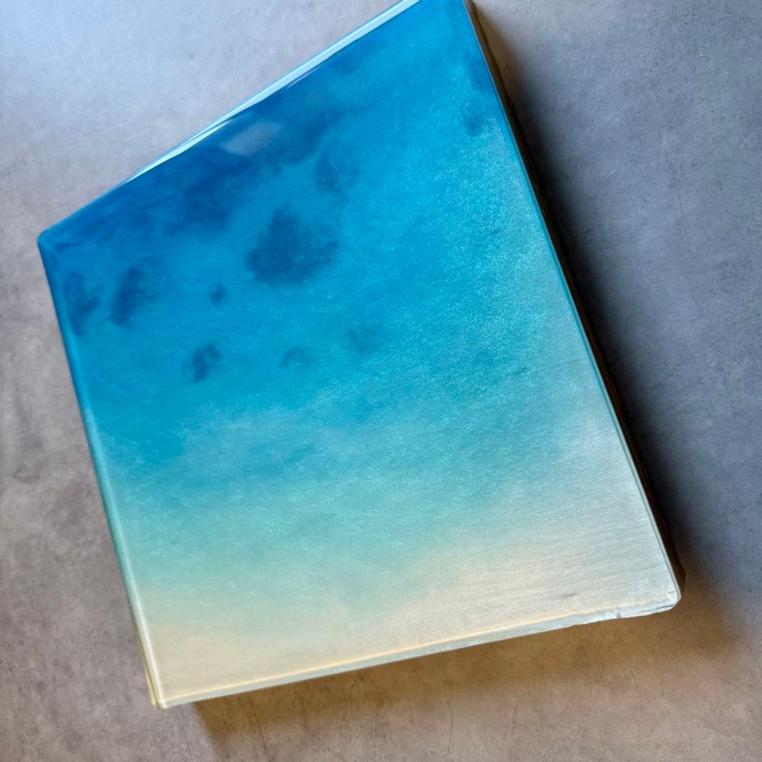 レジンアート　海アート　エポキシレジンアート　インテリア　壁掛け