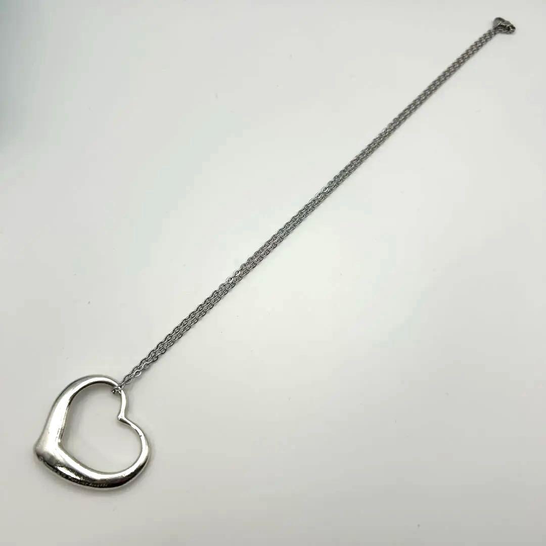 【希少】TIFFANY&Co. オープンハート ネックレス ラージ XL