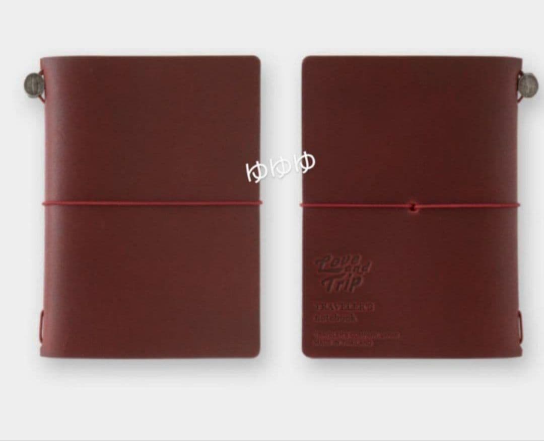 トラベラーズノート LOVE AND TRIP パスポートサイズ レッド 赤