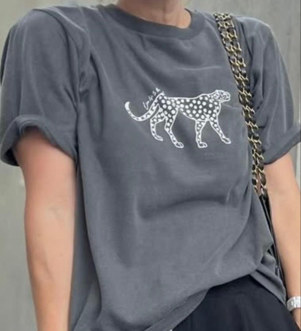 JULY NINE レオパードTシャツ2025