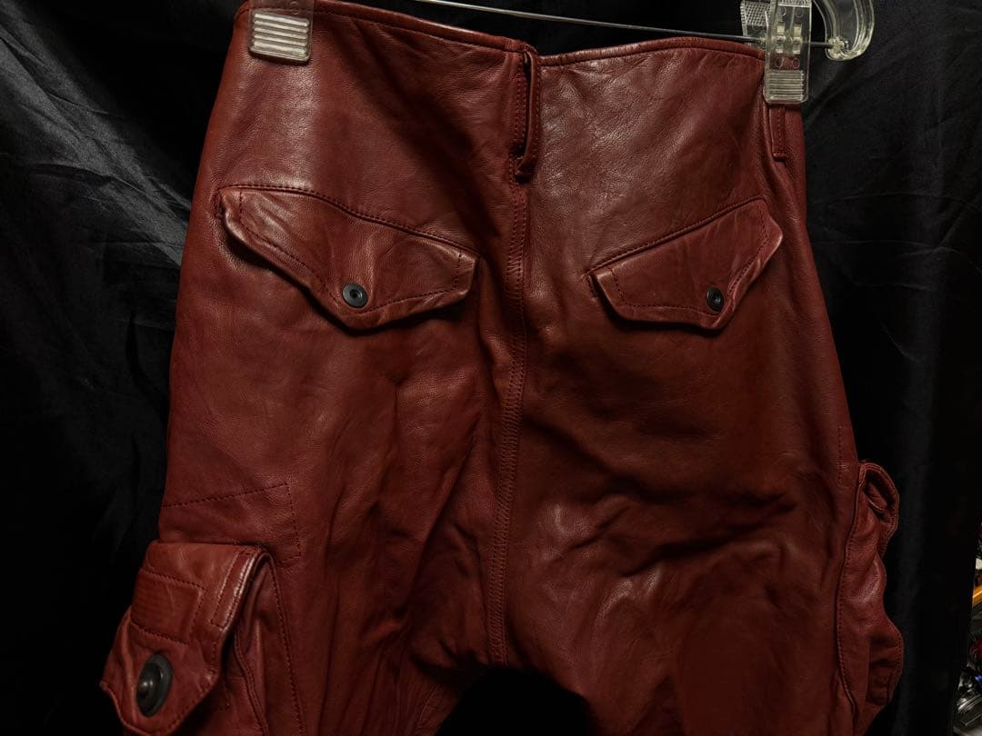 JULIUSレザー ガスマスクパンツ 2021年サンプル品