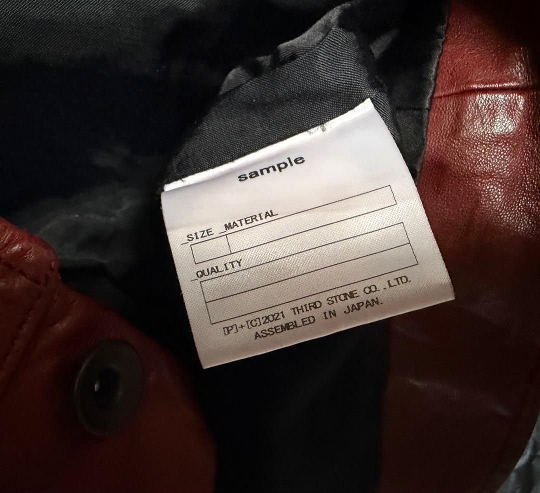 JULIUSレザー ガスマスクパンツ 2021年サンプル品