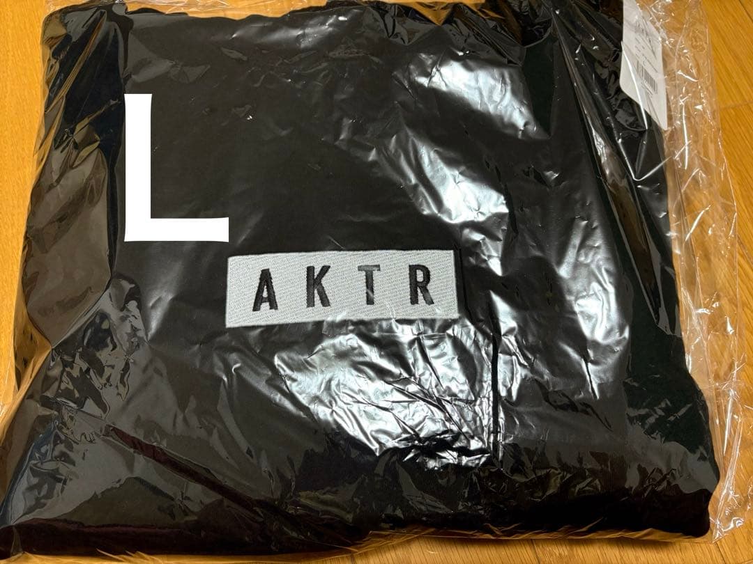 ジュン様AKTR LOGO SWEAT PULLOVER HOODIE L