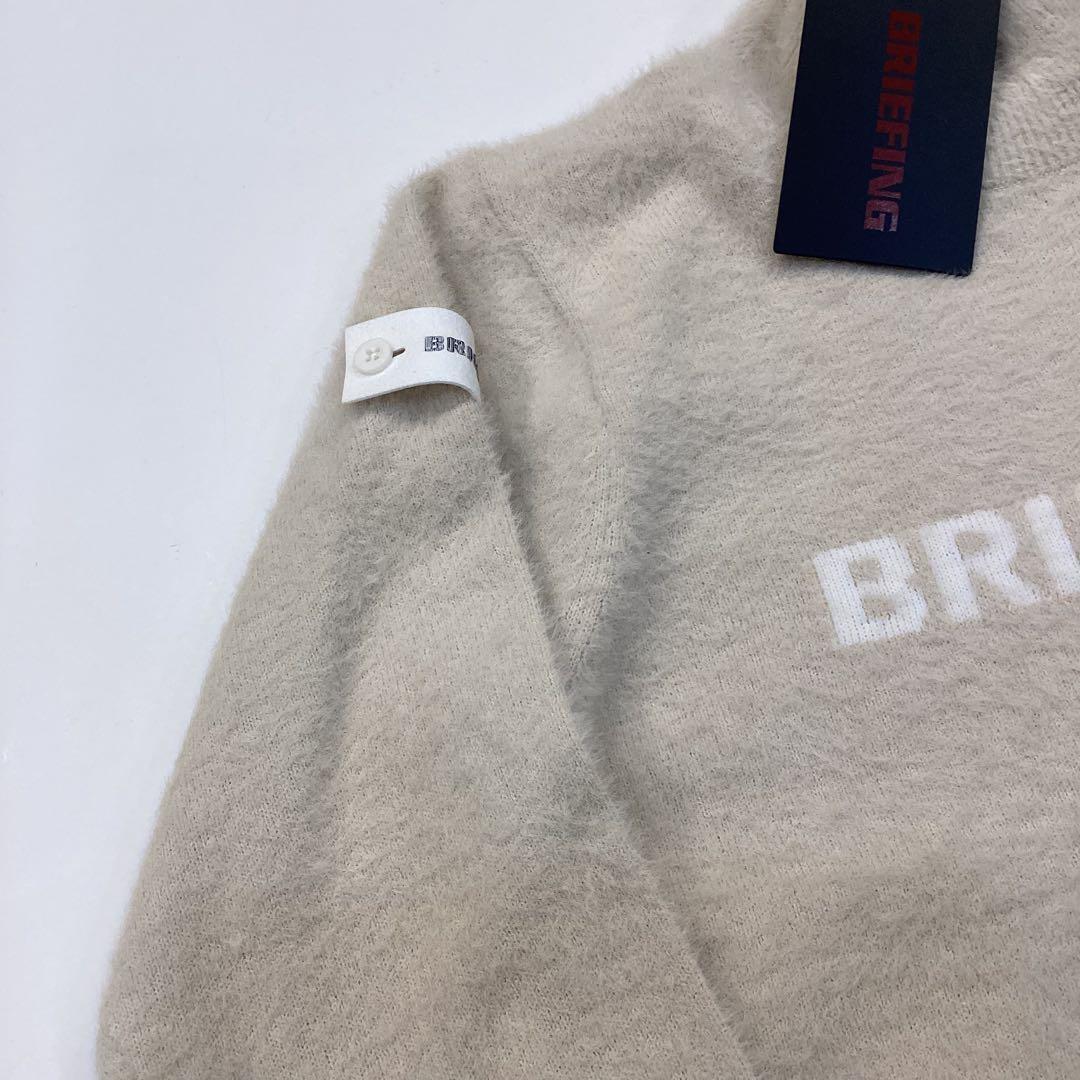 完売品　BRIEFING SHAGGY LOGO TURTLENECK KNIT