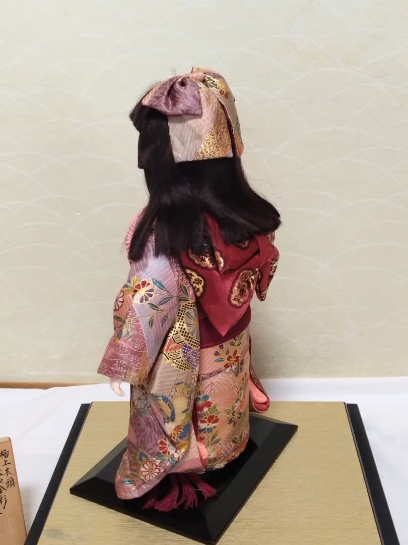 市松人形　東玉作　高さ42cm　日本人形　雛人形　和服　女の子のお人形