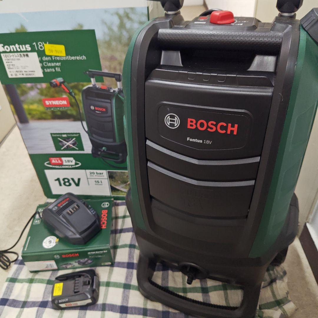 BOSCH Fontus 18V 高圧洗浄機 3点セット
