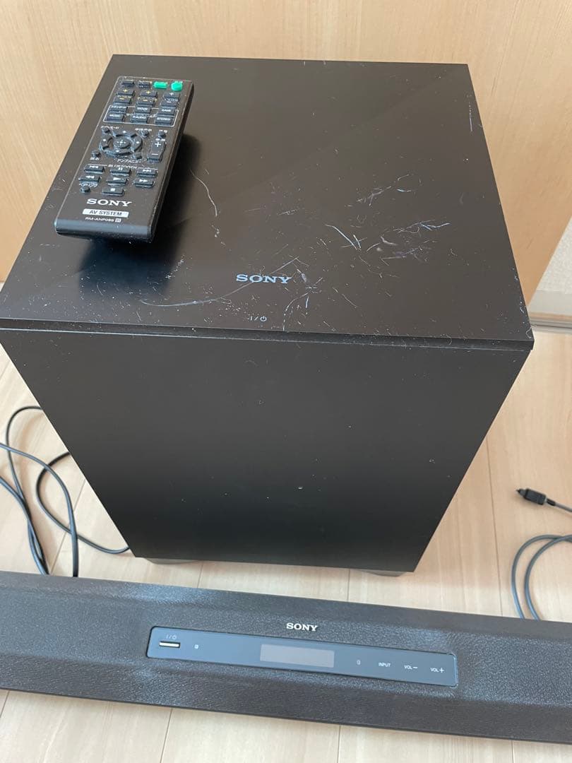 SONY サウンドバー スピーカー ウーファー　HT-CT260