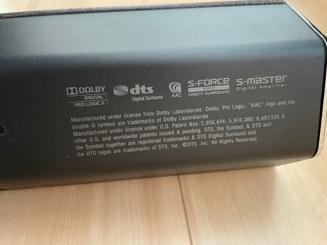 SONY サウンドバー スピーカー ウーファー　HT-CT260