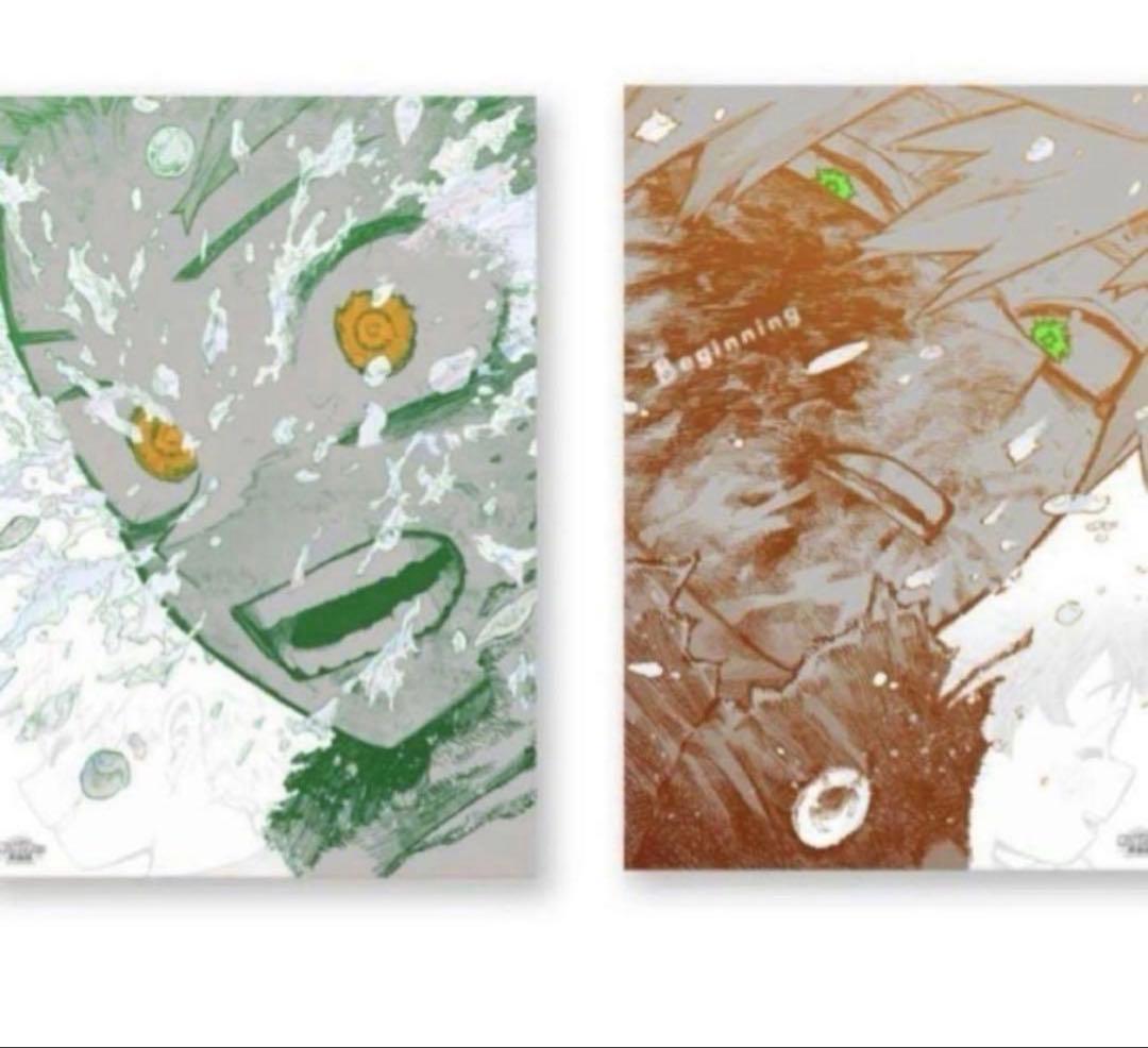 【最安値即発送】ヒロアカ原画展 A2 アートポスター　The Beginning