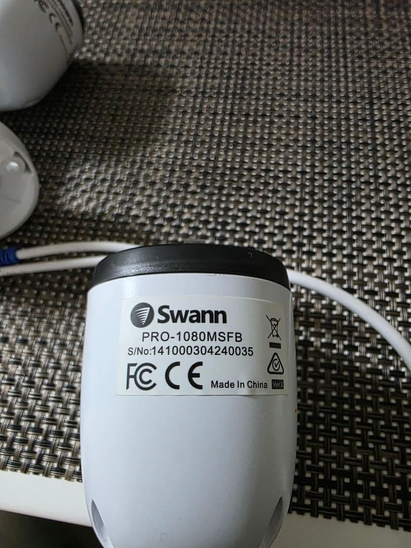 Swann 防犯カメラ 3台セット ホワイト