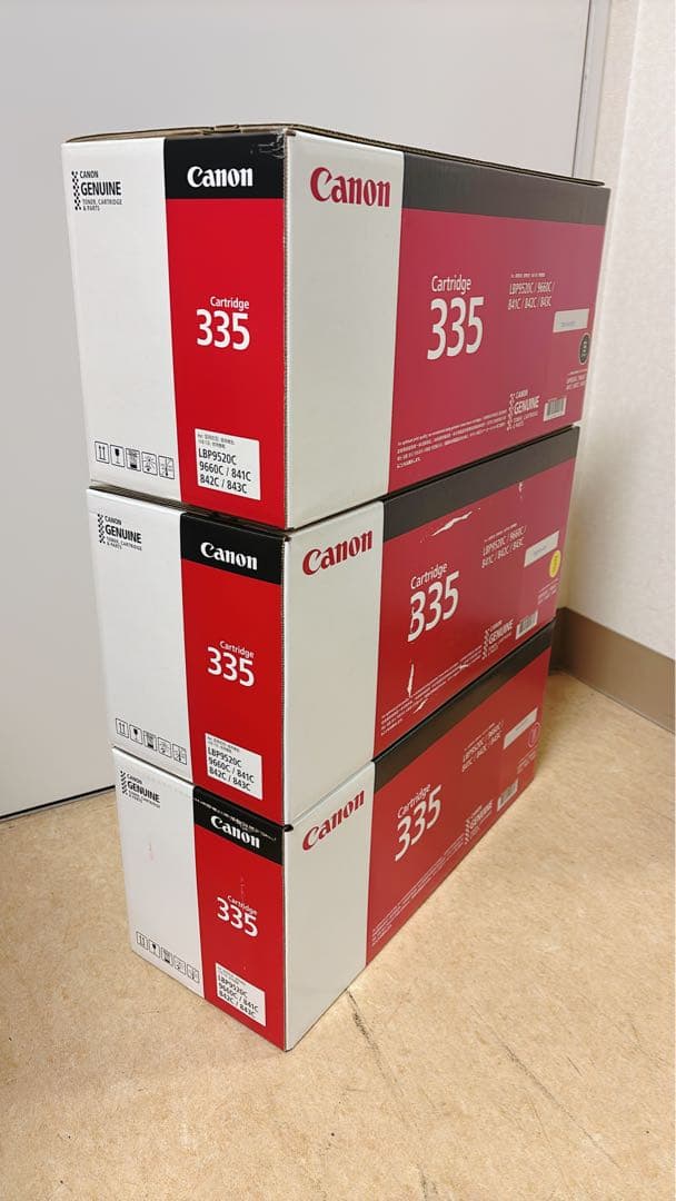 Canon 335 純正トナーカートリッジ BK・Y・M 3色セット