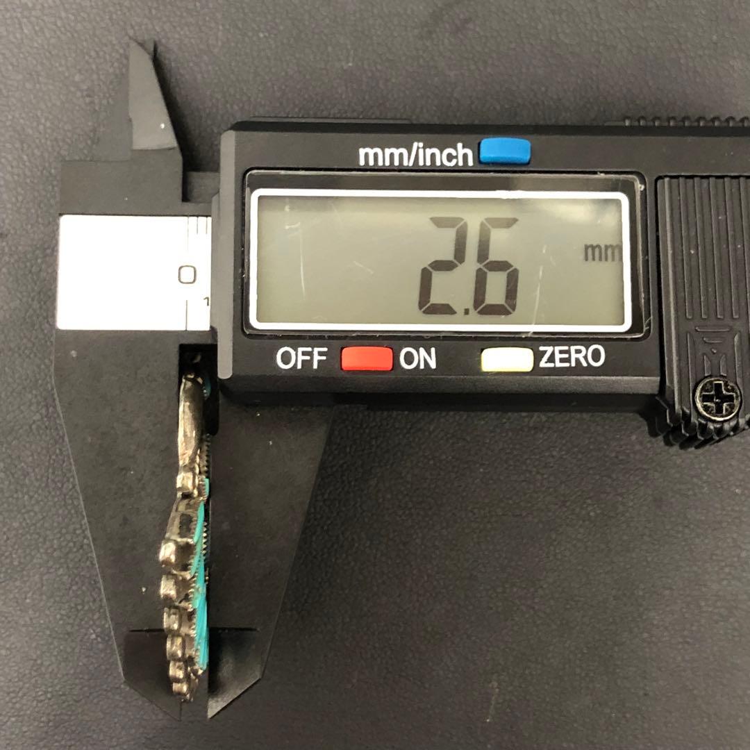 C070203)R. Gchachu Zuni シルバー ターコイズ ペンダント