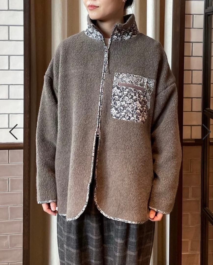 未使用 アデュートリステス ADIEUTRISTESSE リバティボアブルゾン