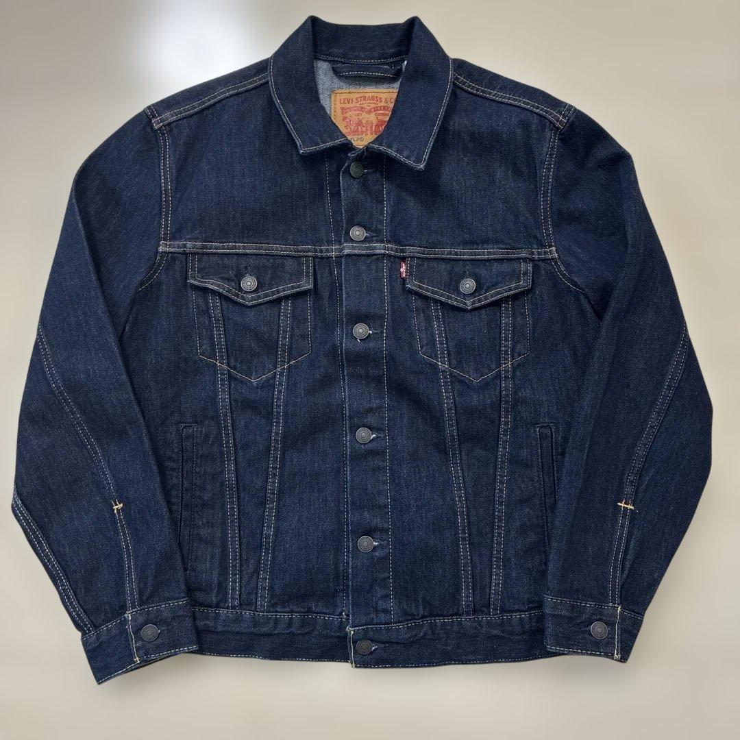 リーバイス 濃紺デニムセットアップ トラッカージャケット 501 W30