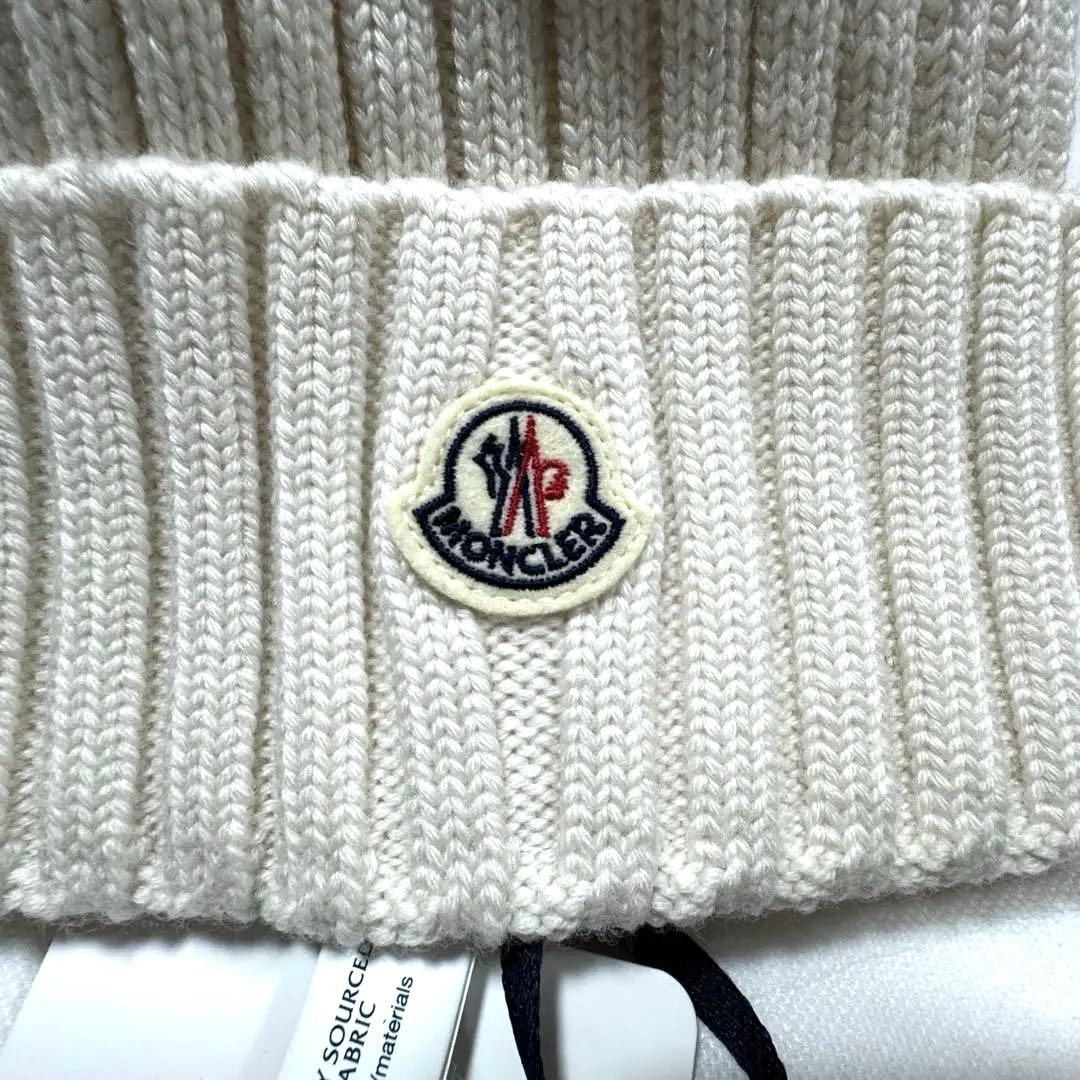 MONCLER ニット 帽子 タグ付き 未使用 モンクレール キャップ ビーニー