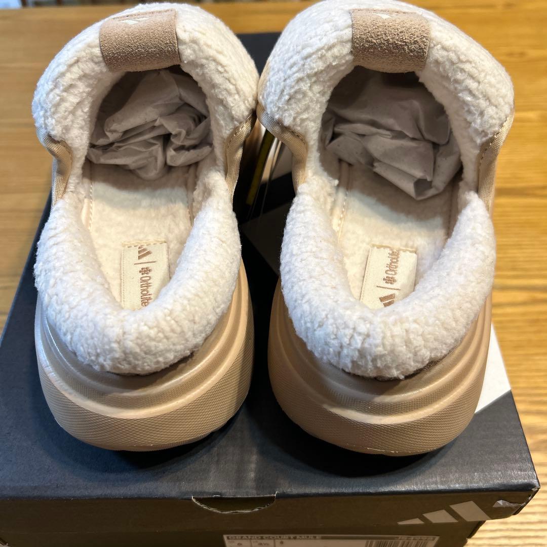 【韓国限定】adidas アディダス23.0㎝ ボア付き サンダル