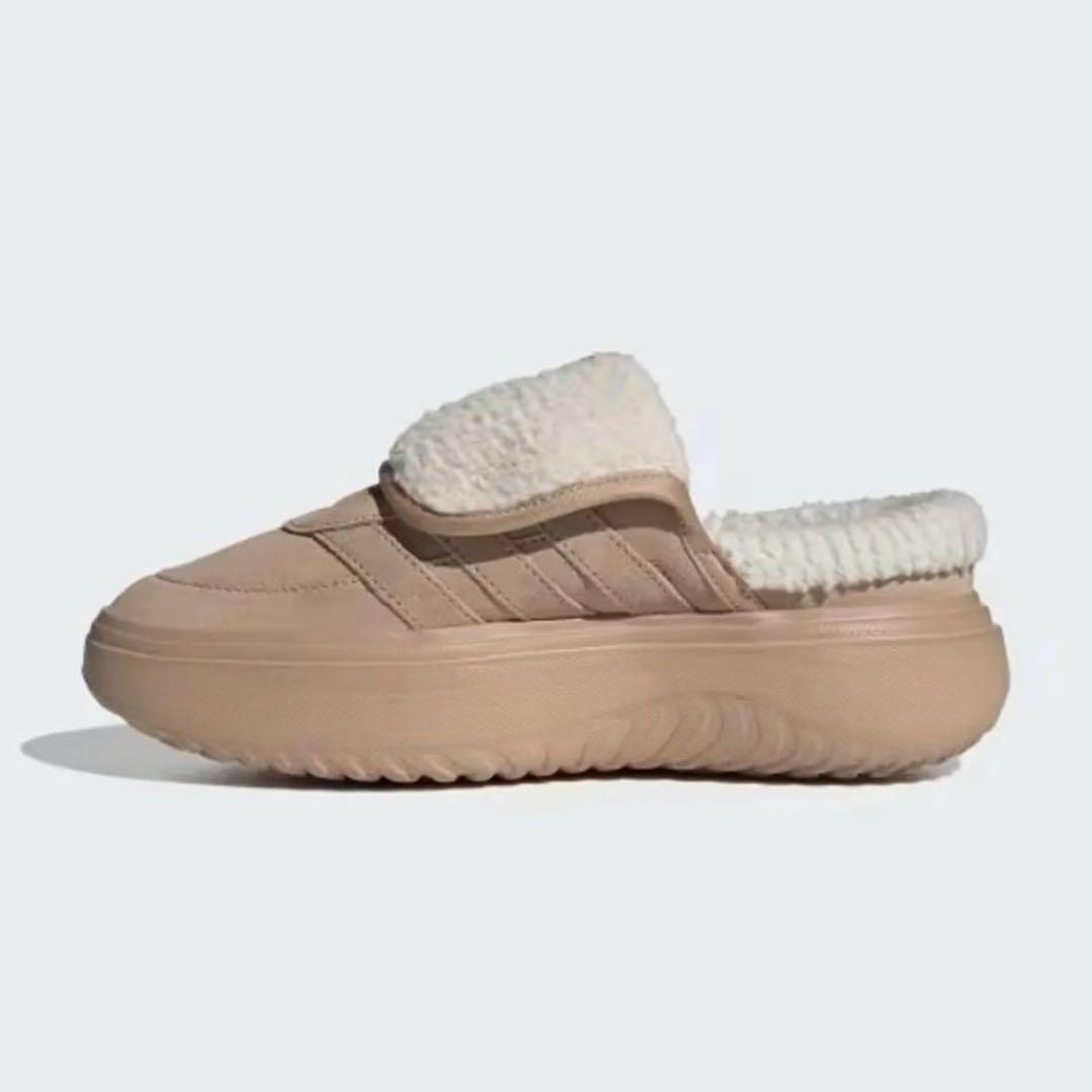 【韓国限定】adidas アディダス23.0㎝ ボア付き サンダル