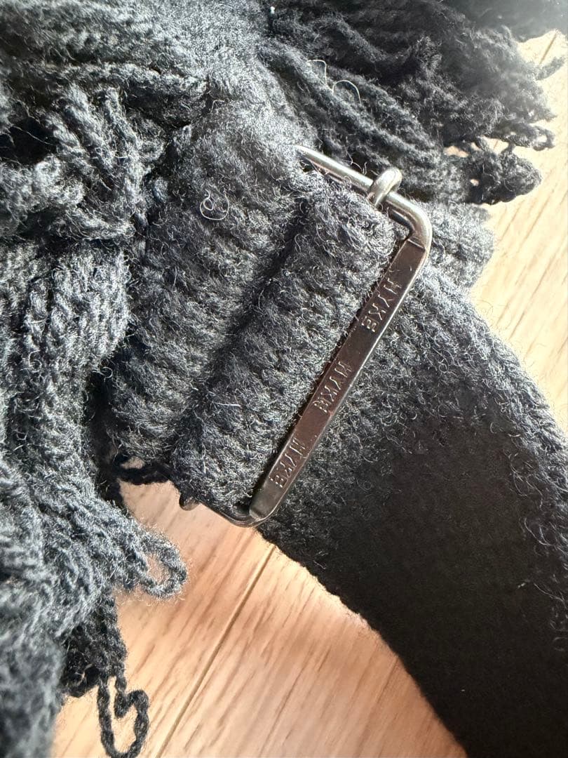 (sonevagili ) HYKE フリンジ ブラックニットベスト