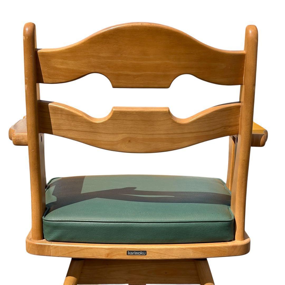 Karimoku カリモク ダイニングチェア RUSTIC 回転椅子 肘掛け付き