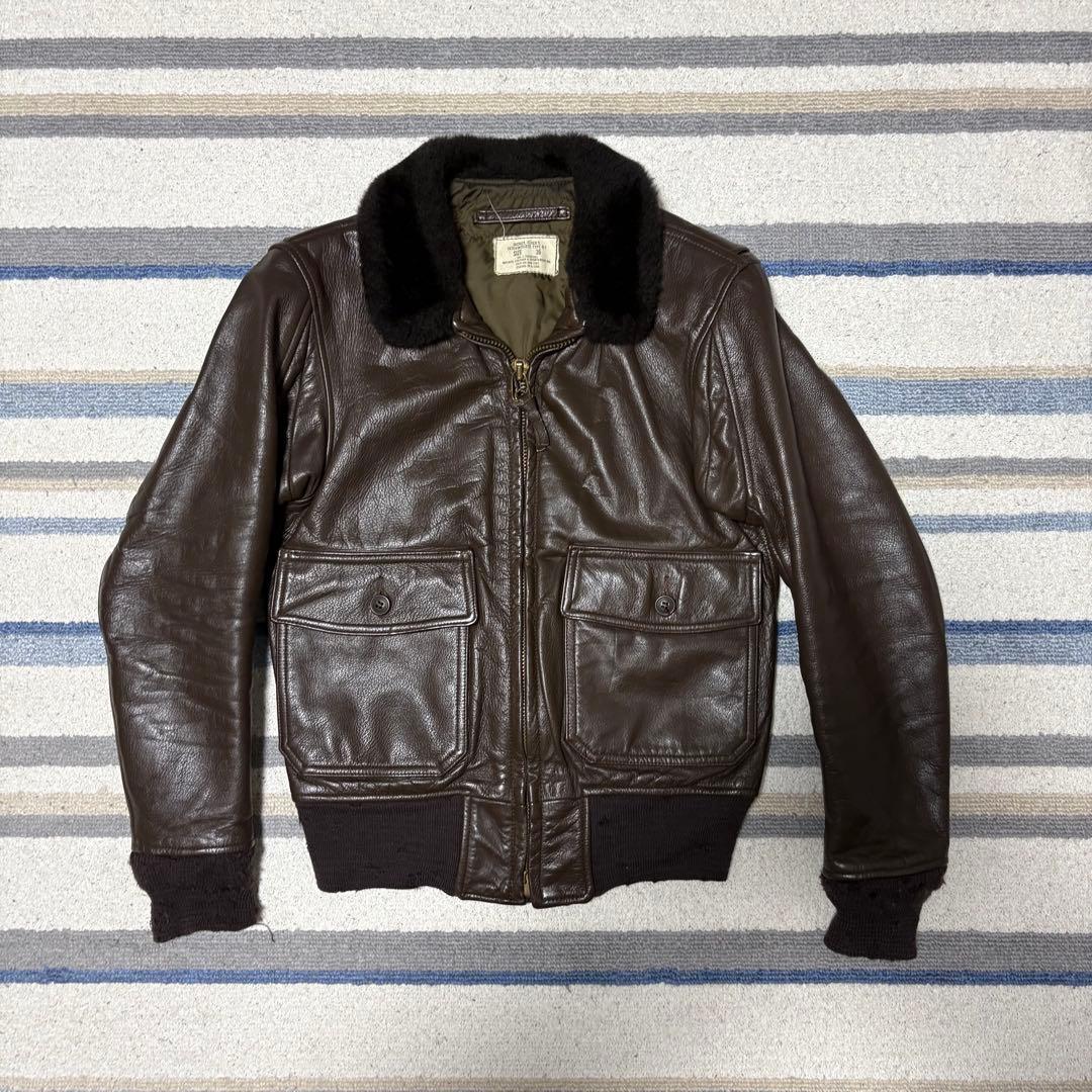 U.S.NAVY G-1 フライトジャケット　70s 米軍実物 サイズ36