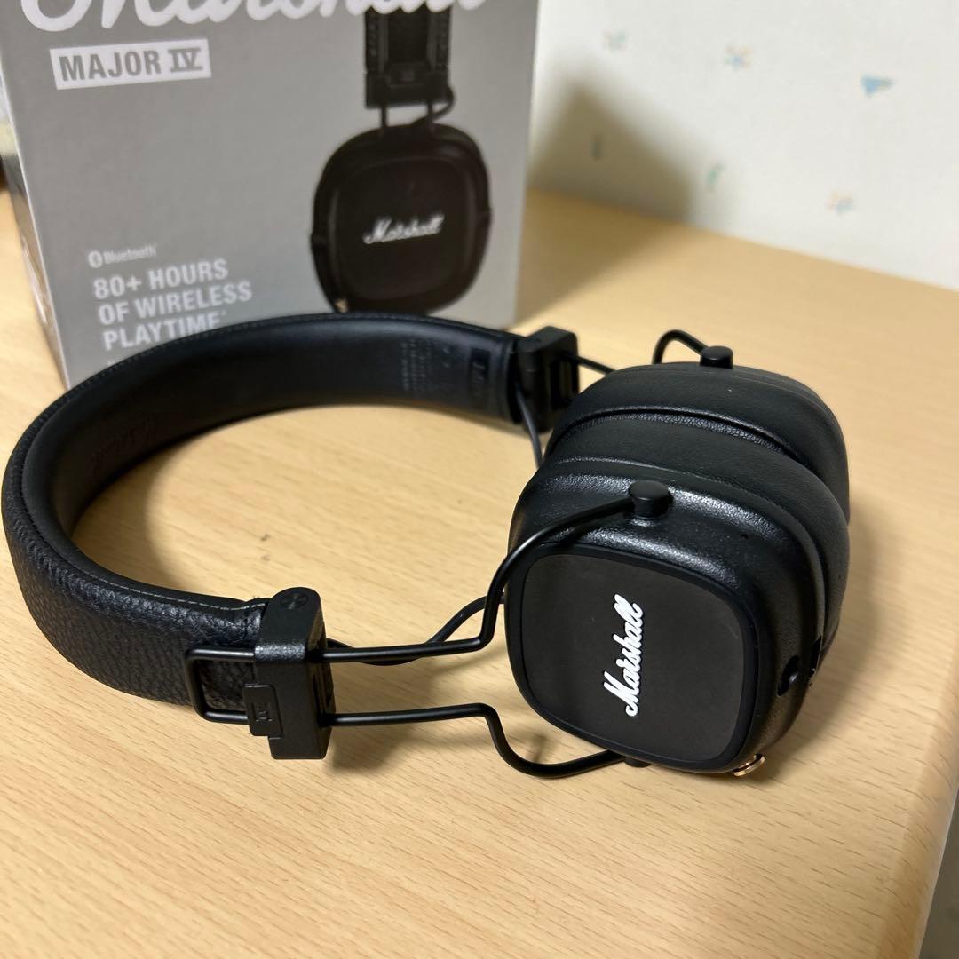 Marshall Major IV ブラックヘッドホン
