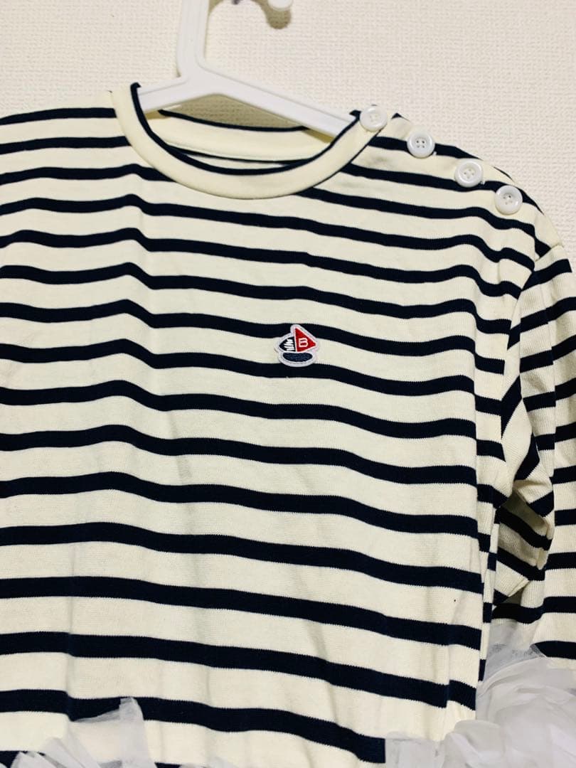 Bibiy FRANCINE TULLE TOP グレー