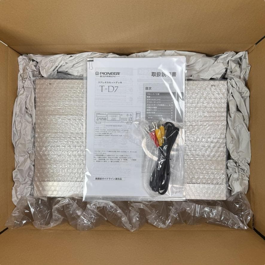 優良美品・録音動作確認済◆パイオニア 3ヘッドシングルカセットデッキ T-D7