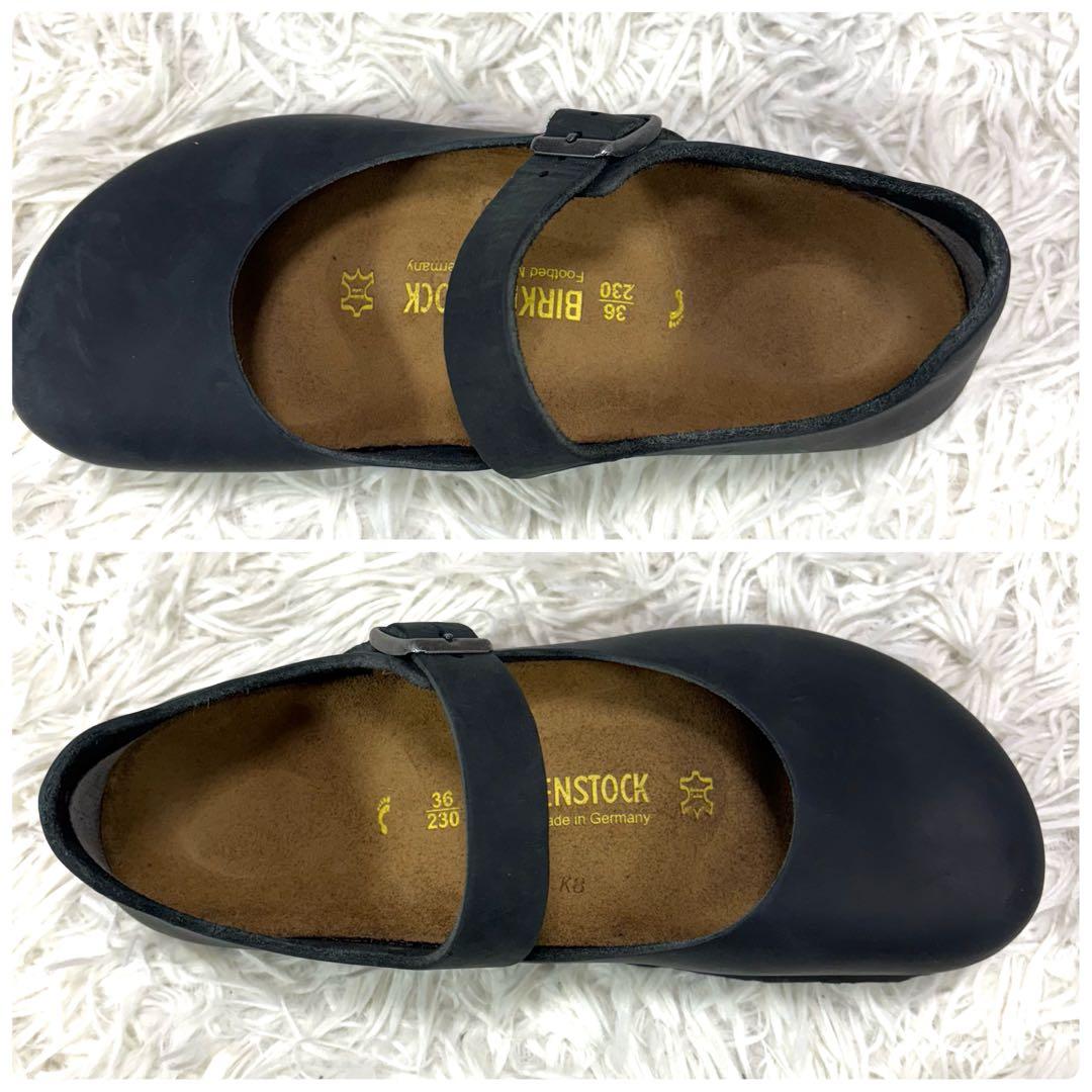 オレオ(黒)様ビルケンシュトック MANTOVA メリージェーン ストラップ 黒